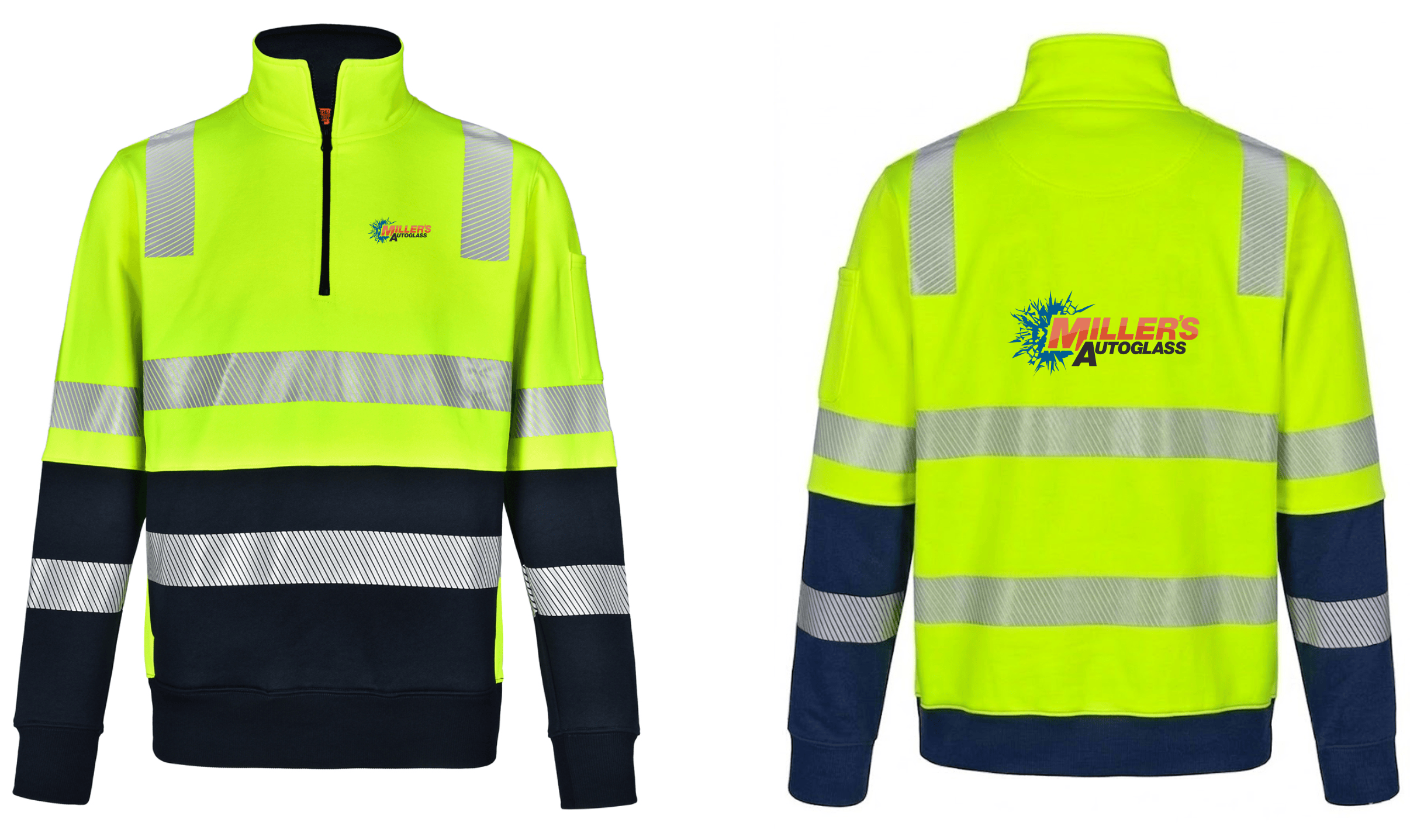Millers Autoglass Hi Vis Safety Jumper SW32